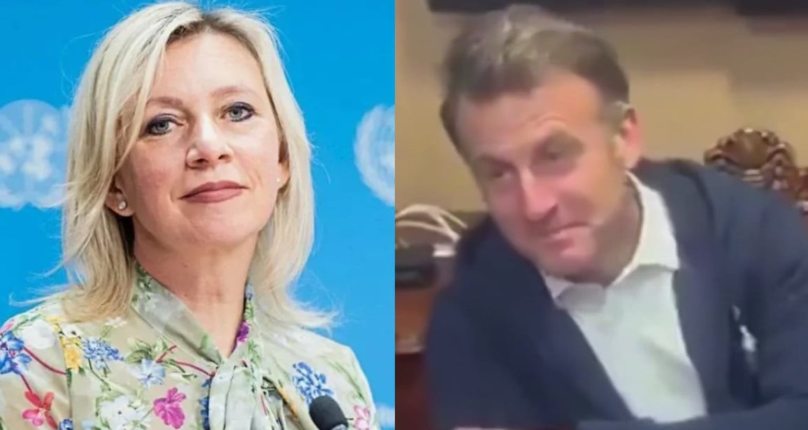 Zaharova: Macron inkább nézze meg a kollégium elleni ukrán támadás felvételeit